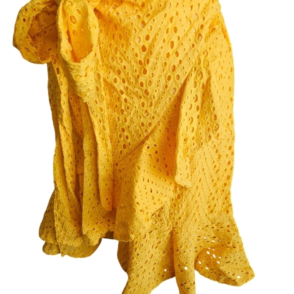 Sachin & Babi Davie Lace Mini Wrap Ruffle Dress Sz 4 NWOT Spring Easter - Picture 7 of 14